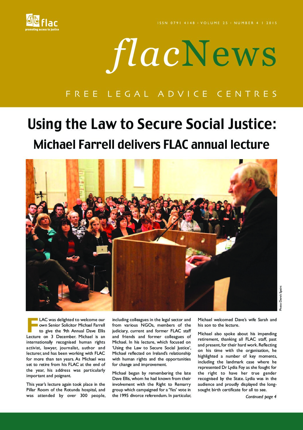 FLAC News 25 (4) Oct-Dec 2015